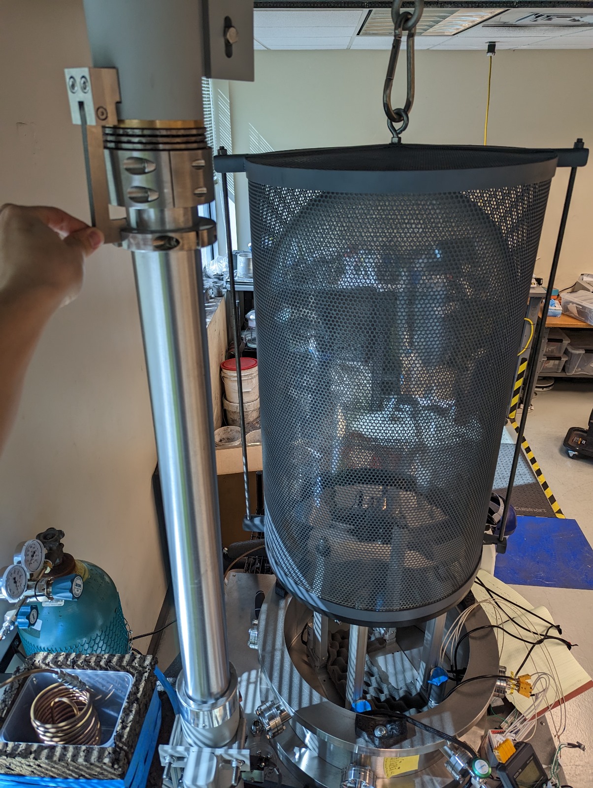 Test frame structure